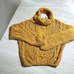 Mystree chenille mock neck cozy sweater